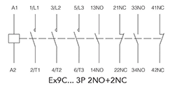 Noark Ex9C:Standard IEC Contactor €“ Ex9C150F22H