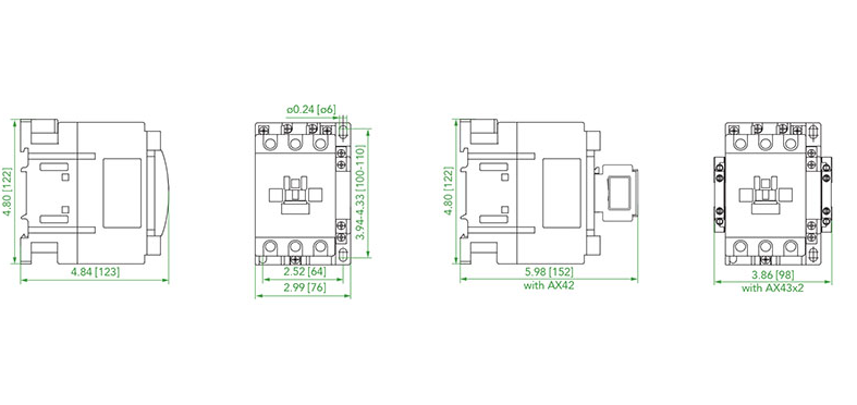 Noark Ex9C:Standard IEC Contactor - Ex9C50F11J – Trimantec