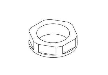 Icotek GMT 25: Plastic Split Locknut - 31100