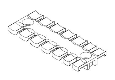 Icotek ZL 103: Strain Relief Plate for Screw Assembly - 32230