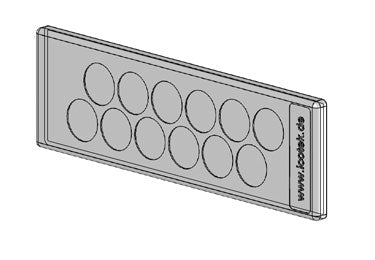 Icotek KEL-DP 24|12 A gy: Cable Entry Plate - 43508