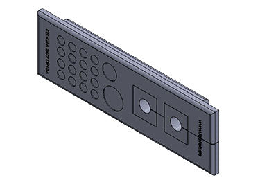 Icotek KEL-QTA 24|2-DP 18 A: Pluggable Cable Entry Frame - 43642