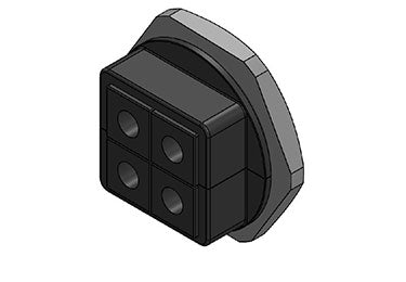 Icotek KVT 63|4 bk: Split Cable Glands - 45115 | Trimantec