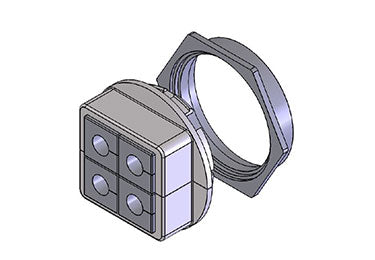 Icotek KVT-SNAP 63|4: Split Cable Glands, Pluggable - 45152