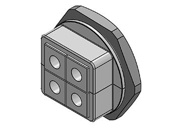 Icotek KVT 63|4 gy: Split Cable Glands - 45215 | Trimantec