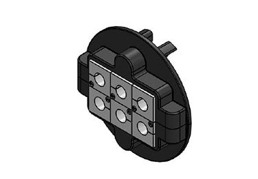 Icotek KVT 80|6 bk: Split Cable Glands - 45238 | Trimantec
