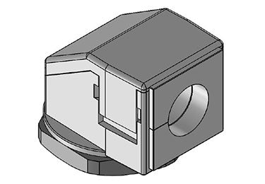 Icotek KVT 50|1-W90 gy: Split Cable Gland 90 Degree Angle - 45414