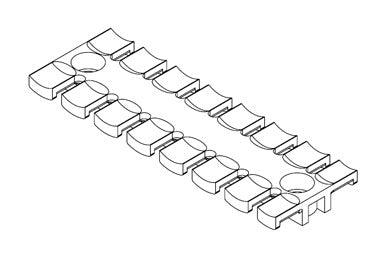 Icotek ZL 121: Strain Relief Plate for Screw Assembly - 32232