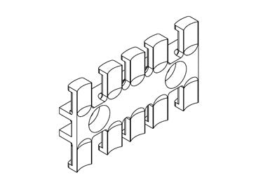 Icotek ZL 70 MS M5: Strain Relief Plate with Brass Bushings - 32362