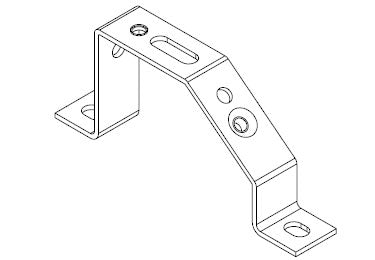 Icotek MF-D49: Mounting Feet for DIN Rails and Bus Bars - 36048