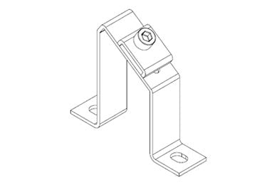Icotek MF-A68 + Clip: Mounting Feet for DIN Rails and Bus Bars - 36066