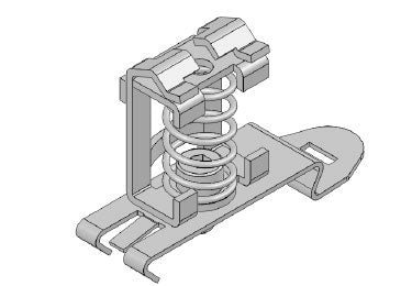 Icotek SF|SK 3-8: EMC Shield Bracket for DIN Rail Shape H - 36500