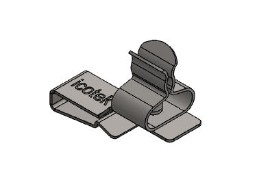 Icotek PFS|SKL 1.5-3: EMC Shield Clamp for Bus Bar - 36786.1