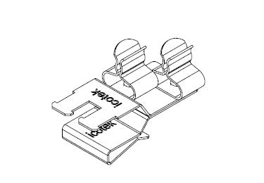Icotek PFSZ2|SKL 11: EMC Double Shield Clamp for Bus Bar - 36789.11
