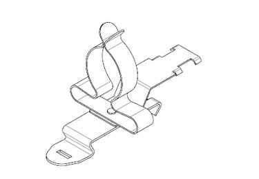 Icotek SFZ|SKL 23-29: EMC Shield Clamp for 35mm DIN Rail - 36880