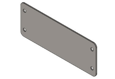 Icotek BPM 24 V2A: Metal Blank Plate, Screwable - 41995