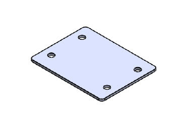 Icotek BPM-B: Metal Blank Plate, Screwable - 42013