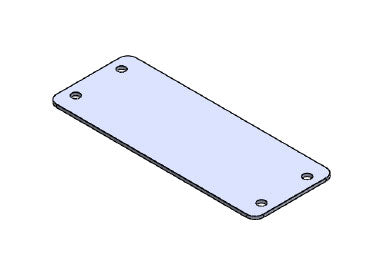 Icotek BPM 24: Metal Blank Plate, Screwable - 42027