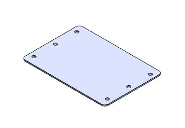 Icotek BPM 24|20: Metal Blank Plate, Screwable - 42028