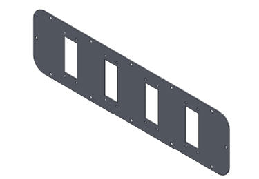 Icotek FP-AE 534|149-4: Flanged Plate for Compact Enclosures - 43871