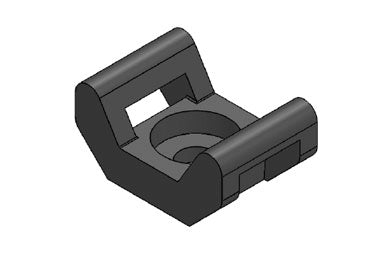 Icotek KBH-SB: Holder for Hook-and-Loop Cable Ties, 100 Pack - 61002