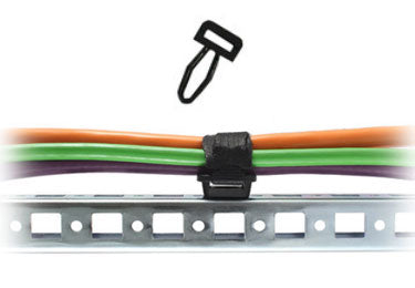 Icotek KBH-RBB: Holder for Hook-and-Loop Cable Ties, 100 Pack - 61004
