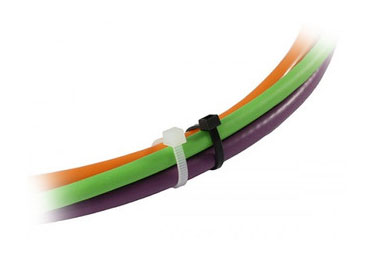 Icotek KB 100 bk: Black Cable Ties, 100 Pack - 61250