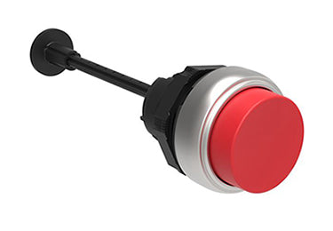 Lovato Electric: Mechanical Red Reset Button, Complete Unit, Momentary, Extended Pushbutton Switch - LPCR2004