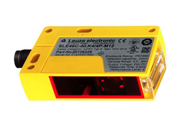 Leuze SLE46C-40.K4/4P-M12: Single Beam Safety Device Receiver - 50126328