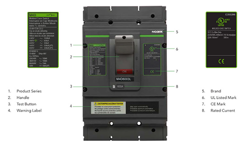 Noark Ex9M1D: Molded Case Switches-M1D1002L