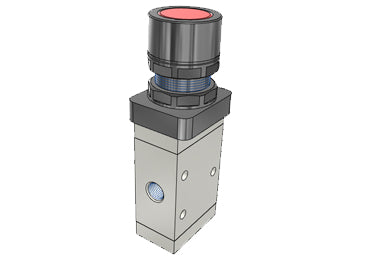 Airtac M3PF110-06: Manual Valve, 3 Way - M3PF21006RG