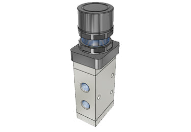 Airtac M5PF110-06: Manual Valve, 5 Way - M5PF11006BG