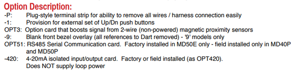 Dart Controls MD50E-420