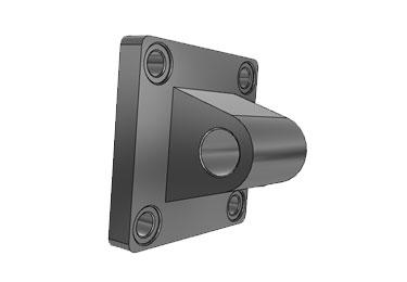 Airtac NSU: Mounting Bracket for Pneumatic Cylinder, NFPA  Standard - F-NSU2-1/2MP4