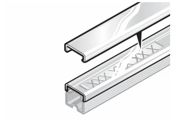 Murrplastik - BZS 09 - 1000 Labeling Rail Cover - 86301246