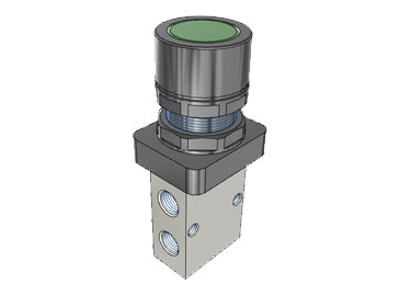 Airtac S3PF-06 Manual Valve, 3 Way - S3PF06GT