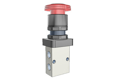 Airtac S3PL-06: Manual Valve, 3 Way - S3PL06