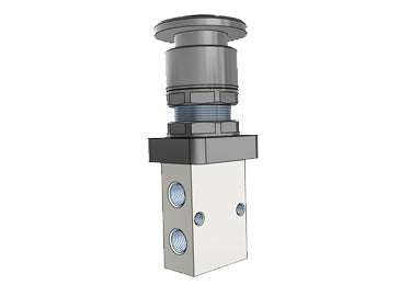 Airtac S3PM-08: Manual Valve, 3 Way - S3PM08B | Trimantec