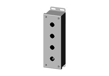 Saginaw Enclosures: Pushbutton Enclosure for 22.5mm Pushbuttons - SCE-4PBGX