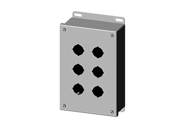 Saginaw Enclosures: Pushbutton Enclosure 30.5mm - SCE-6PB