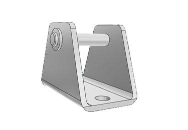 Airtac Pneumatic Cylinder Mounting Bracket - F-NPB7/16SDB