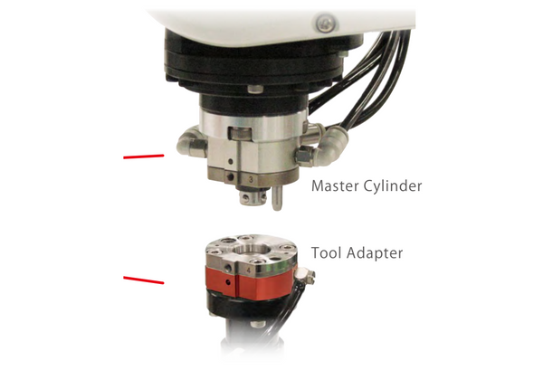 Kosmek SWR: Robotic Hand Changer Master Cylinder - SWR2300-MAF-BR2