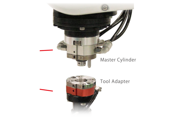 Kosmek SWR: Robotic Hand Changer Master Cylinder - SWR0250-MF-