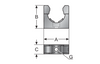 Murrplastik- UH 11/M5 Corrugated Conduit Holder - 83621215 (MOQ 100 pcs.)