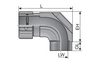 Murrplastik- WSV-Pg 09 Angle Plug-in Conduit Fitting - 83601450 (MOQ 50 pcs.)