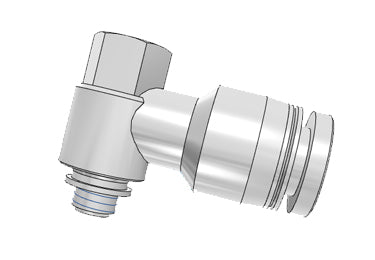 Airtac PHF: Push Lock Fitting, Double Universal Female Elbow - PHF1002 (MOQ 10 pcs.)