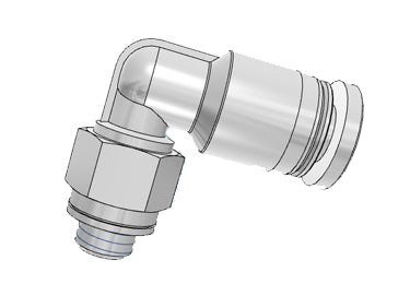 Airtac PL: Push Lock Fitting, Male Elbow - PL601 (MOQ 10 pcs.)