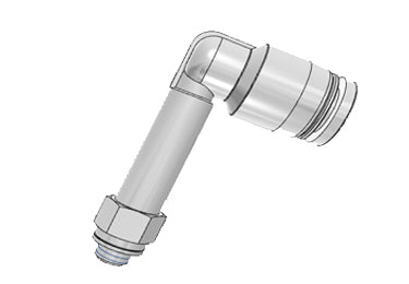 Airtac PLL: Push Lock Fitting, Extended Male Elbow - PLL601 (MOQ 10 pcs.)