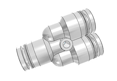 py6（￣^￣)ゞ Airtac PY6 Push Lock Fitting, Union Y - Trimantec