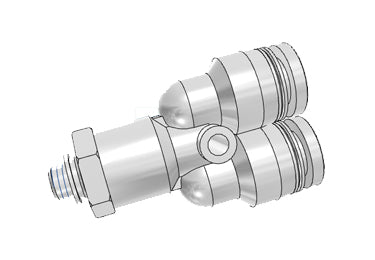 Airtac PYB: Push Lock Fitting, Branch Y - PYB401 (MOQ 10 pcs.)